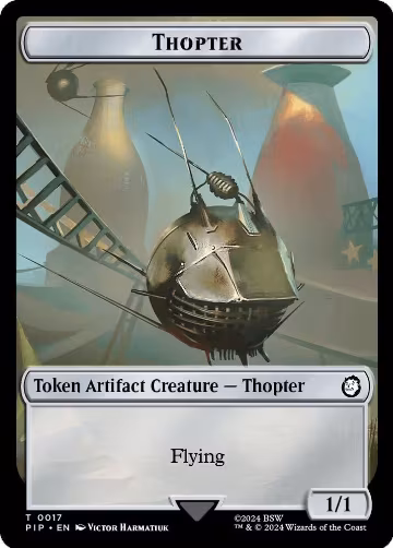 Thopter // Treasure (0018) Double-Sided Token (17 // 18), Universes Beyond: Fallout — Magic card price