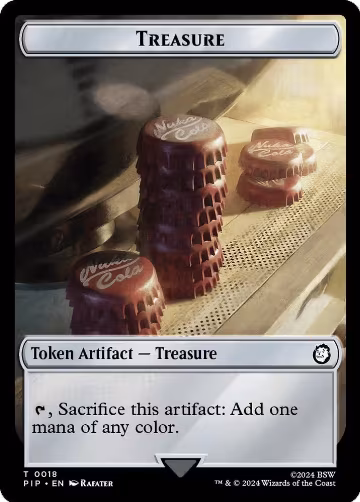 Treasure (0018) // Soldier (0004) Double-Sided Token (18 // 4), Universes Beyond: Fallout — Magic card price