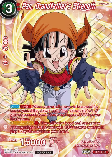 Pan, Grandfather's Strength (Premium Alt-Art Card Set 2024 Vol.1) (EX23-09), Promotion Cards — DB Super card price