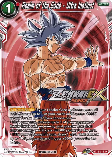 Realm of the Gods - Ultra Instinct (Event Pack 14) (BT16-018), Promotion Cards — DB Super card price