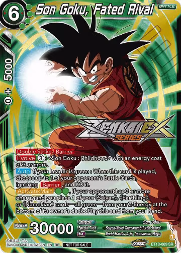 Son Goku, Fated Rival (Event Pack 14) (BT18-069), Promotion Cards — DB Super card price