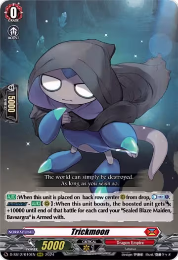 Trickmoon (D-SS12/010EN), D-SS12: Triple Drive Booster — Vanguard card price