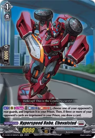 Hyperspeed Robo, Chevalstud (D-SS12/065EN), D-SS12: Triple Drive Booster — Vanguard card price