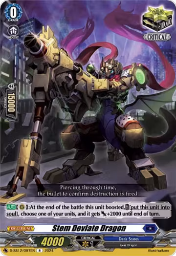 Stem Deviate Dragon (D-SS12/097EN), D-SS12: Triple Drive Booster — Vanguard card price