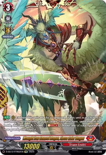 Wrought Iron General Dragon, Fierce Galer Dragon (FFR) (D-SS12/FFR02EN), D-SS12: Triple Drive Booster — Vanguard card price