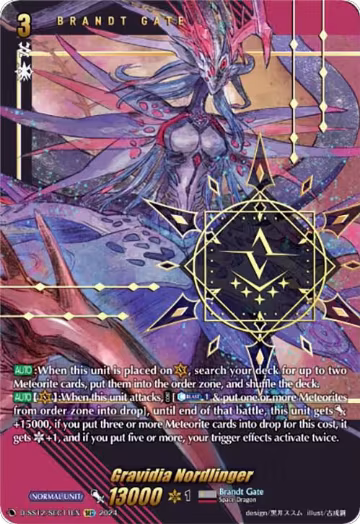 Gravidia Nordlinger (SEC) (D-SS12/SEC11EN), D-SS12: Triple Drive Booster — Vanguard card price