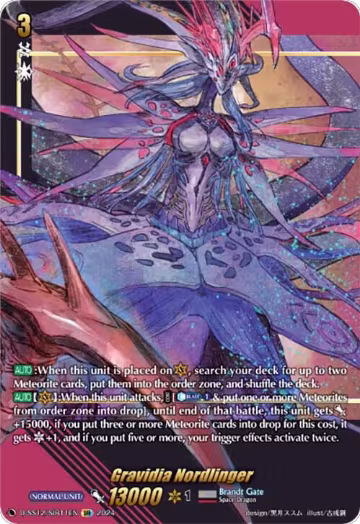 Gravidia Nordlinger (SIR) (D-SS12/SIR11EN), D-SS12: Triple Drive Booster — Vanguard card price