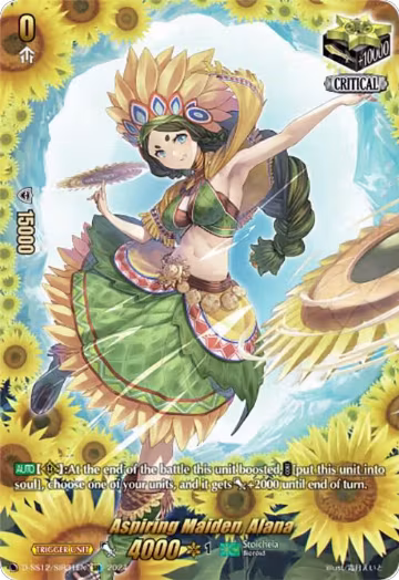 Aspiring Maiden, Alana (SIR) (D-SS12/SIR31EN), D-SS12: Triple Drive Booster — Vanguard card price