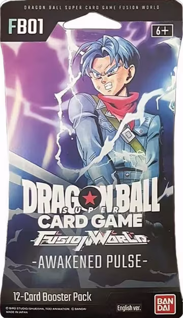 Awakened Pulse Sleeved Booster Pack [Trunks : Future], Awakened Pulse — DB Fusion sealed product price