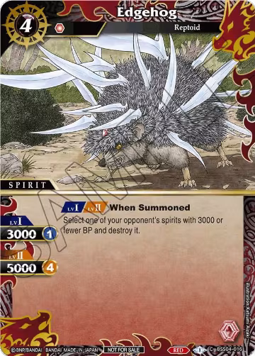 Edgehog (Grand Tour Finalist Card Set 2024 Vol. 1) (BSS04-016), Launch & Event Promos — Battle Spirits card price