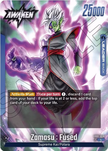 Zamasu : Fused - FB02-036 (FB02-036), Blazing Aura — DB Fusion card price