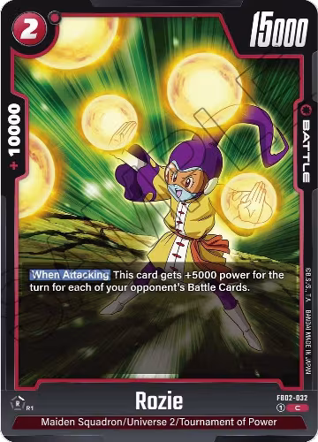 Rozie (FB02-032), Blazing Aura — DB Fusion card price