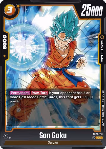 Son Goku - FB02-118 (FB02-118), Blazing Aura — DB Fusion card price