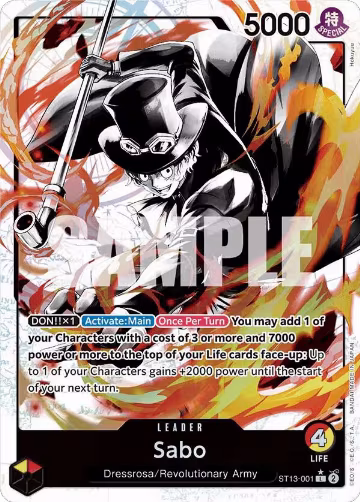 Sabo (001) (Parallel) (ST13-001) — card price