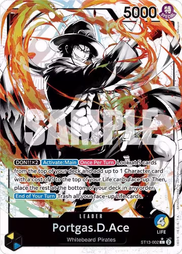 Portgas.D.Ace (002) (Parallel) (ST13-002) — card price