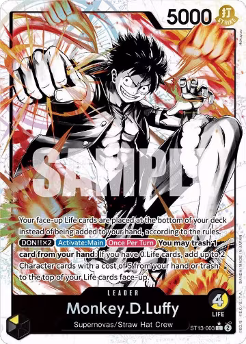 Monkey.D.Luffy (003) (Parallel) (ST13-003) — card price