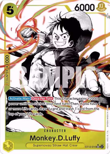 Monkey.D.Luffy (015) (Parallel) (ST13-015) — card price