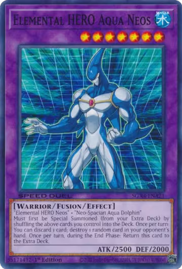 Elemental HERO Aqua Neos (SGX4-ENA21), Speed Duel GX: Midterm Destruction — Yu-Gi-Oh! card price