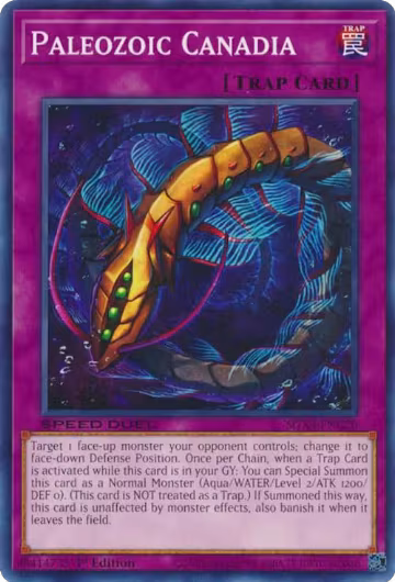 Paleozoic Canadia (SGX4-ENC20), Speed Duel GX: Midterm Destruction — Yu-Gi-Oh! card price
