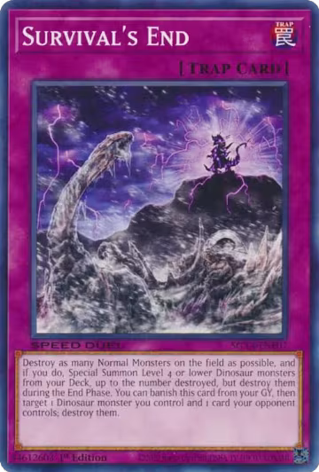 Survival's End (SGX4-ENE07), Speed Duel GX: Midterm Destruction — Yu-Gi-Oh! card price