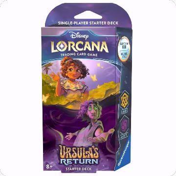 Disney Lorcana: Ursula's Return Starter Deck (Amber & Amethyst), Ursula's Return — Lorcana sealed product price