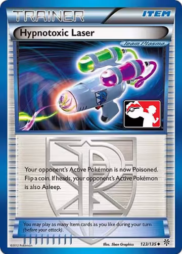 Hypnotoxic Laser (Team Plasma) (123/135), League & Championship Cards — Pokémon card price