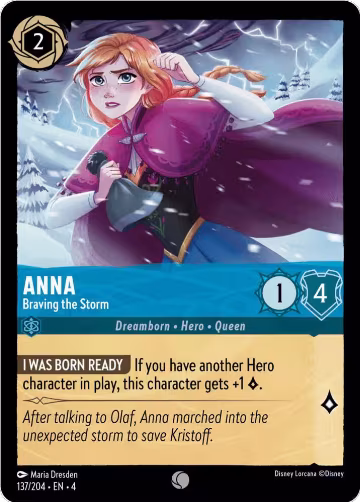 Anna - Braving the Storm (137/204), Ursula's Return — Lorcana card price