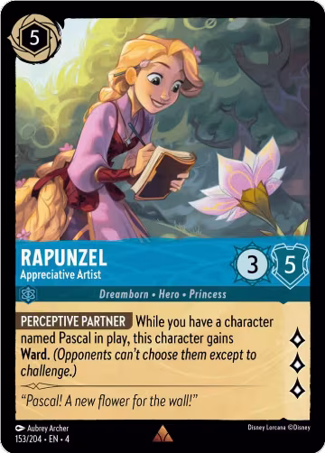 Rapunzel - Appreciative Artist (153/204), Ursula's Return — Lorcana card price