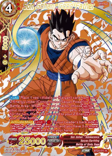 Son Gohan, Good Father (Collector Booster Gold) (BT24-011), Beyond Generations — DB Super card price