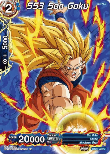 SS3 Son Goku (Collector Booster Silver) (BT24-033), Beyond Generations — DB Super card price