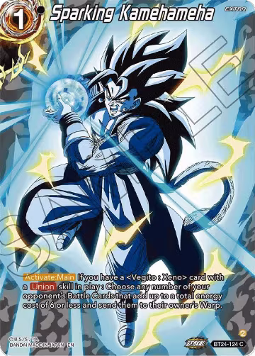 Sparking Kamehameha (Collector Booster Silver) (BT24-124), Beyond Generations — DB Super card price
