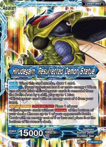 Hirudegarn // Hirudegarn, Resurrected Demon Statue (Collector Booster Foil) (BT24-026), Beyond Generations — DB Super card price