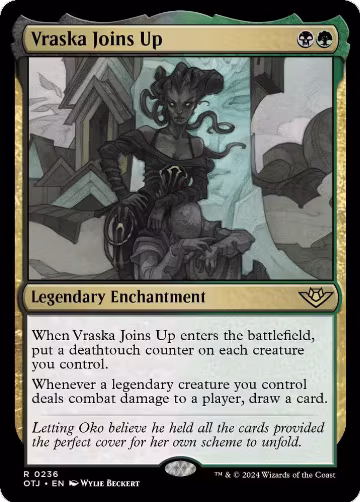 Vraska Joins Up (236), Outlaws of Thunder Junction — Magic card price
