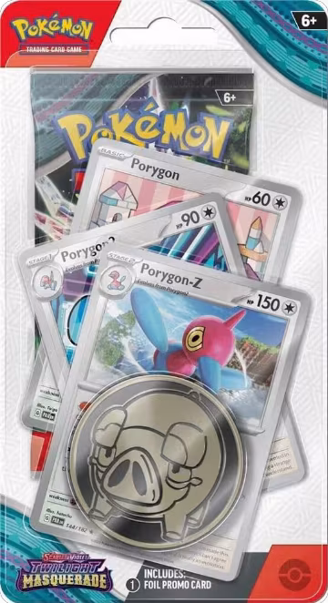 Twilight Masquerade Premium Checklane Blister [Porygon], Twilight Masquerade — Pokémon sealed product price