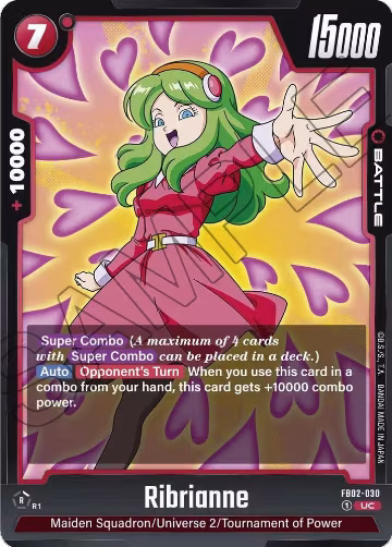 Ribrianne - FB02-030 (FB02-030), Blazing Aura — DB Fusion card price