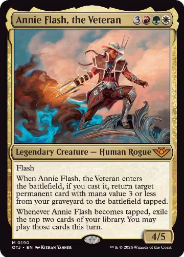 Annie Flash, the Veteran (190), Outlaws of Thunder Junction — Magic card price