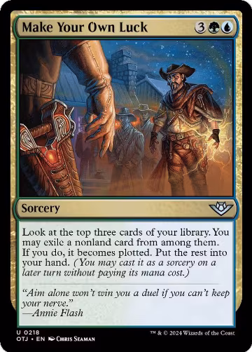 Make Your Own Luck (218), Outlaws of Thunder Junction — Magic card price