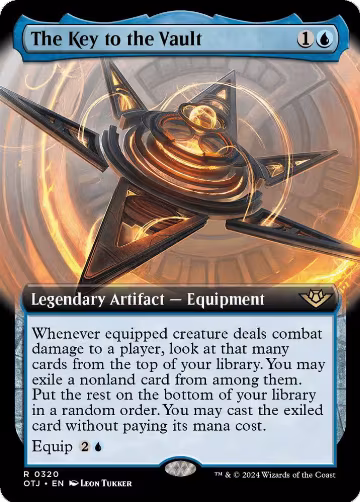 The Key to the Vault (Extended Art) (320), Outlaws of Thunder Junction — Magic card price