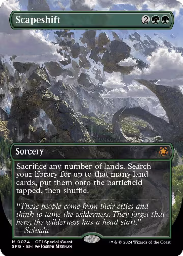 Scapeshift (Borderless) (34), Special Guests — Magic card price