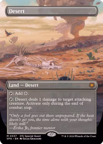 Desert (Borderless) (37), Special Guests — Magic card price