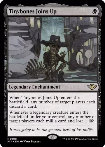 Tinybones Joins Up (108), Outlaws of Thunder Junction — Magic card price