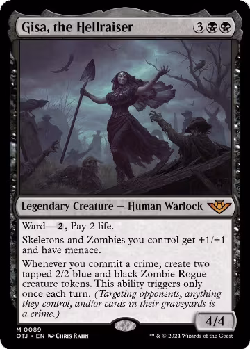 Gisa, the Hellraiser (89), Outlaws of Thunder Junction — Magic card price