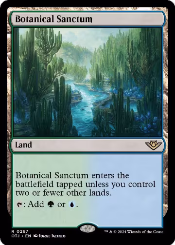 Botanical Sanctum (267), Outlaws of Thunder Junction — Magic card price