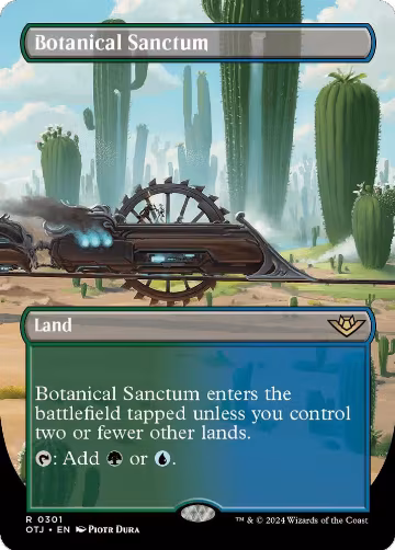 Botanical Sanctum (Borderless) (301), Outlaws of Thunder Junction — Magic card price