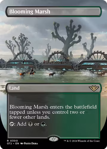 Blooming Marsh (Borderless) (300), Outlaws of Thunder Junction — Magic card price
