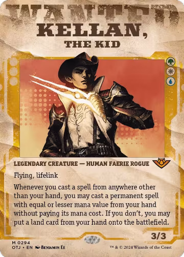 Kellan, the Kid (Showcase) (294), Outlaws of Thunder Junction — Magic card price