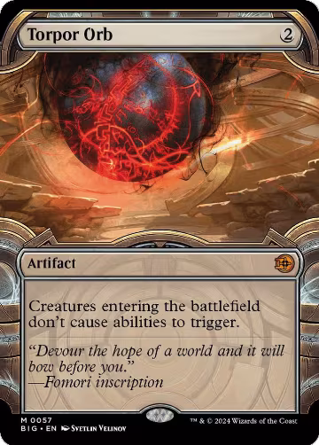 Torpor Orb (Showcase) (57), Outlaws of Thunder Junction: The Big Score — Magic card price