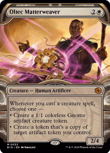 Oltec Matterweaver (Showcase) (33), Outlaws of Thunder Junction: The Big Score — Magic card price