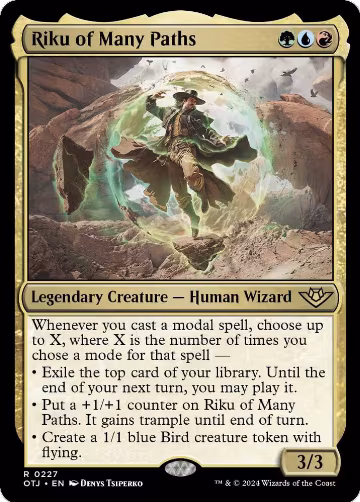 Riku of Many Paths (227), Outlaws of Thunder Junction — Magic card price