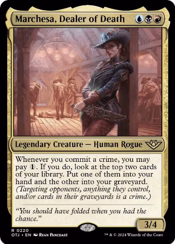 Marchesa, Dealer of Death (220), Outlaws of Thunder Junction — Magic card price